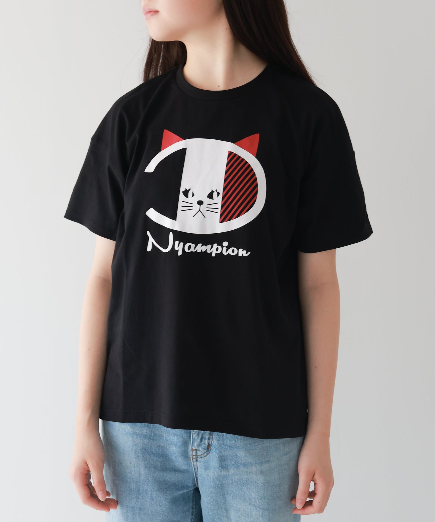 ニャンピオンTシャツ ladies