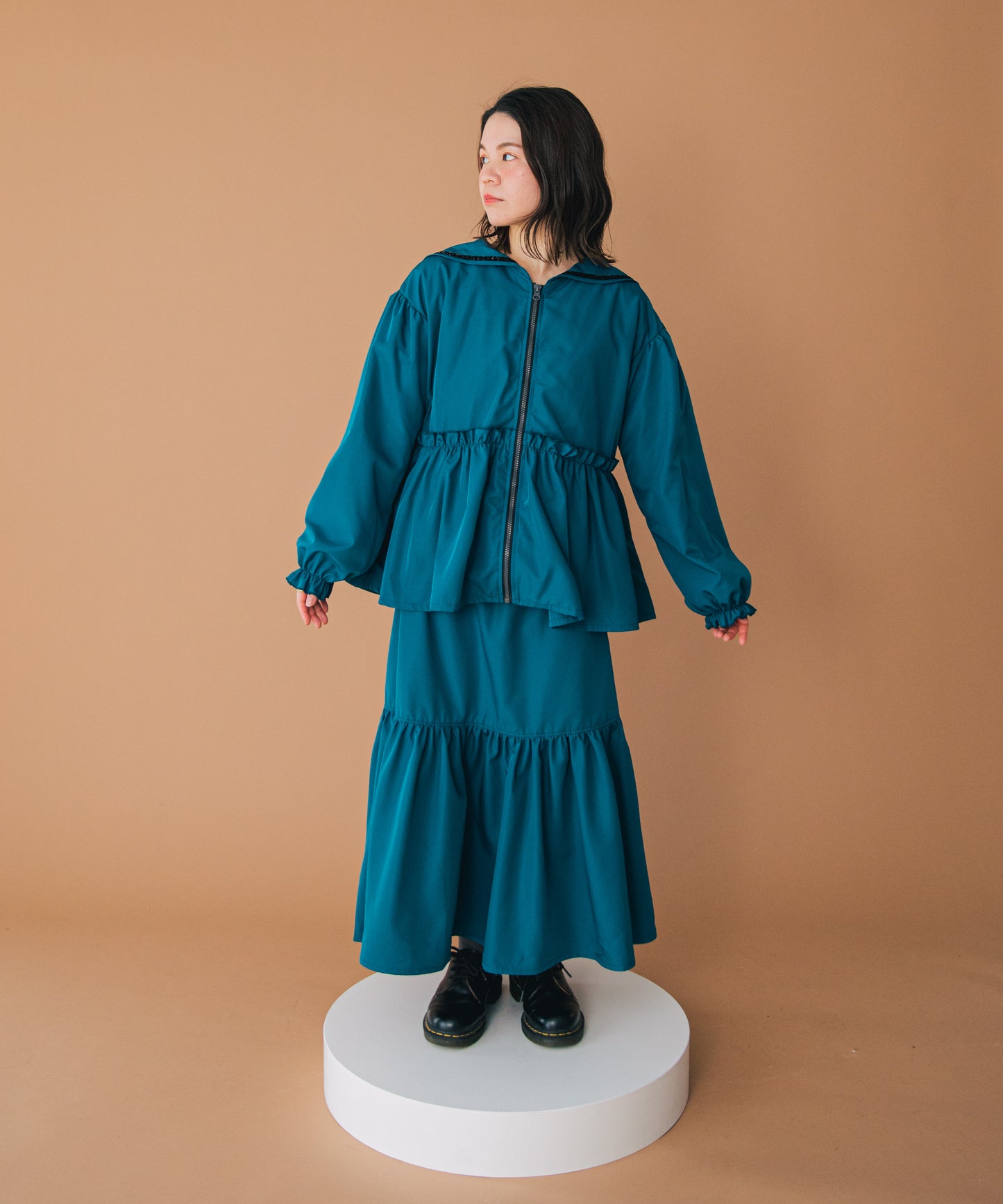 Aラインボリュームスカートladies
