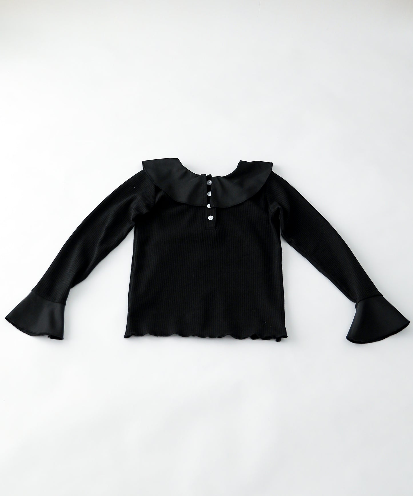 ラッフルカラー2wayカットソー