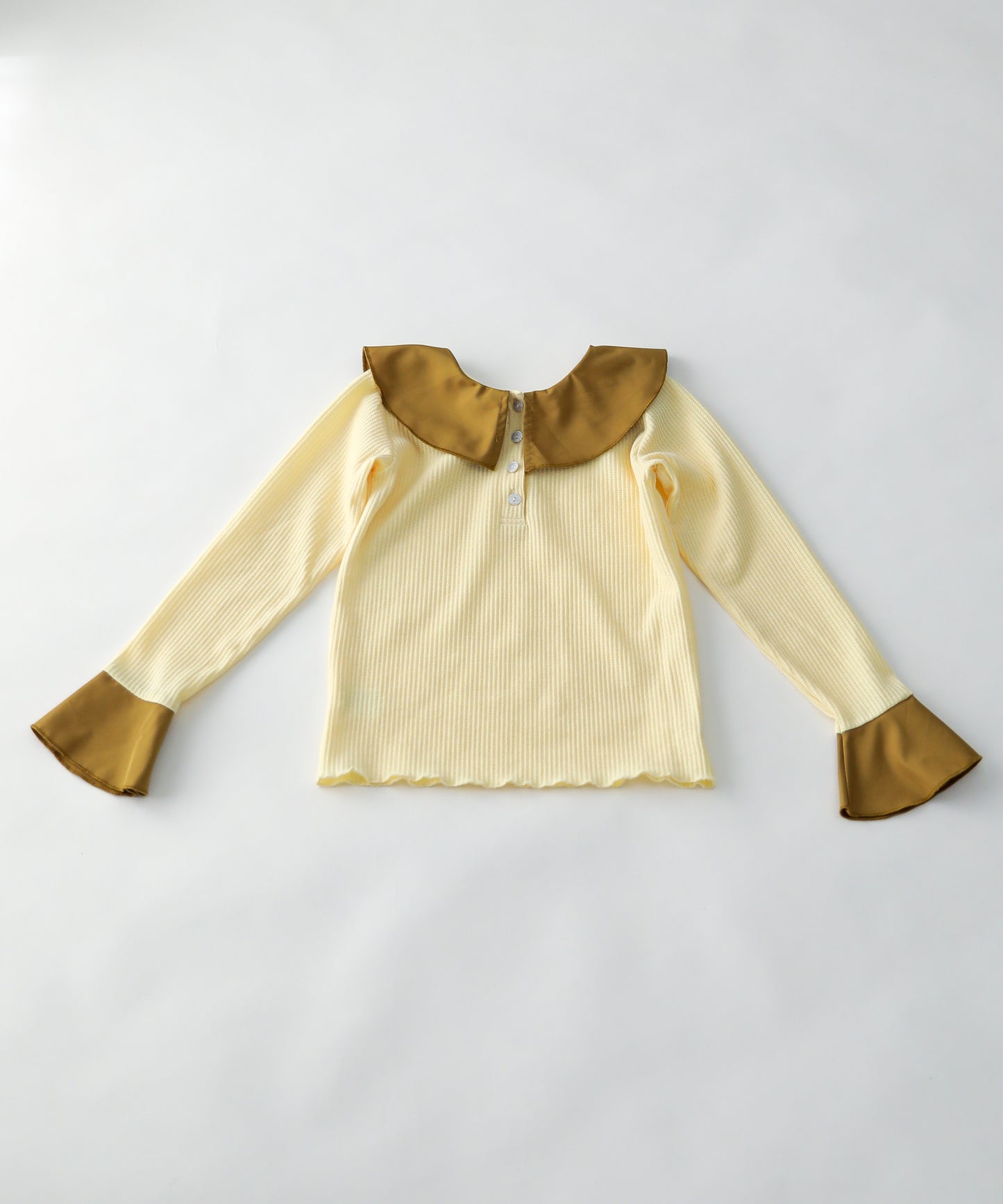 ラッフルカラー2wayカットソー