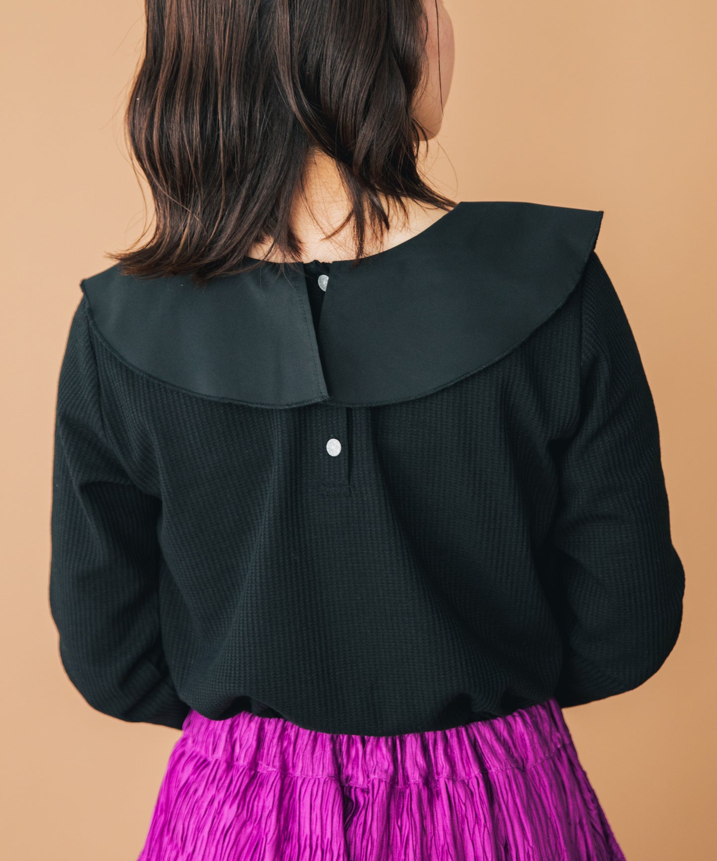 ラッフルカラー2wayカットソー ladies