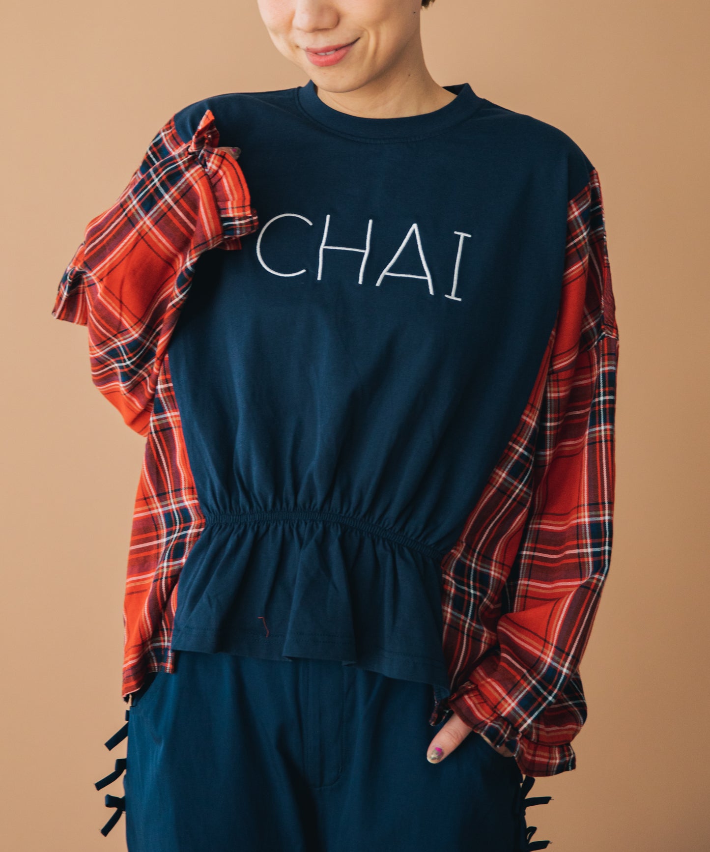 CHAI刺繍プルオーバー ladies