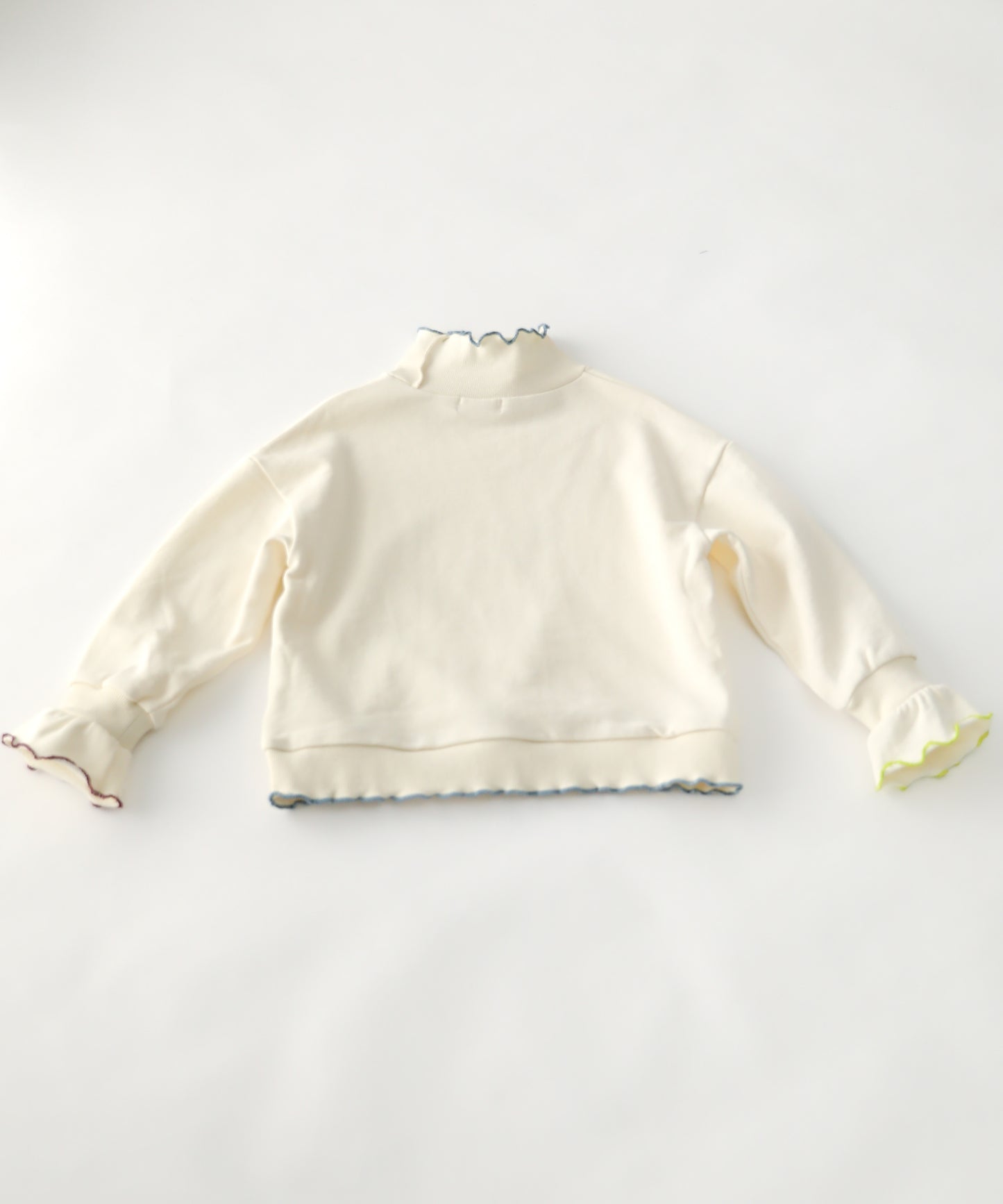 配色メローハイネックトレーナー ladies