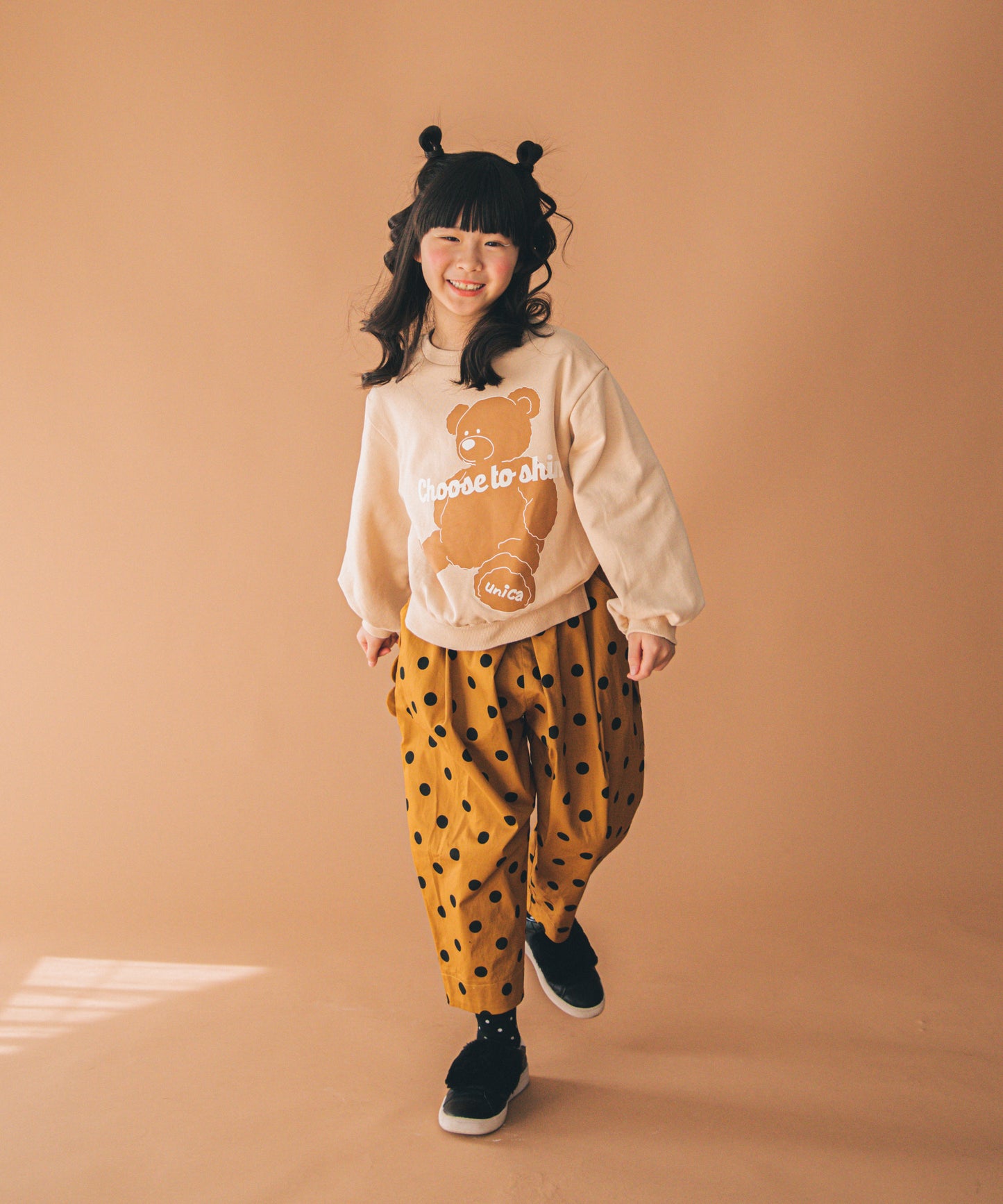 スカラップドットパンツ