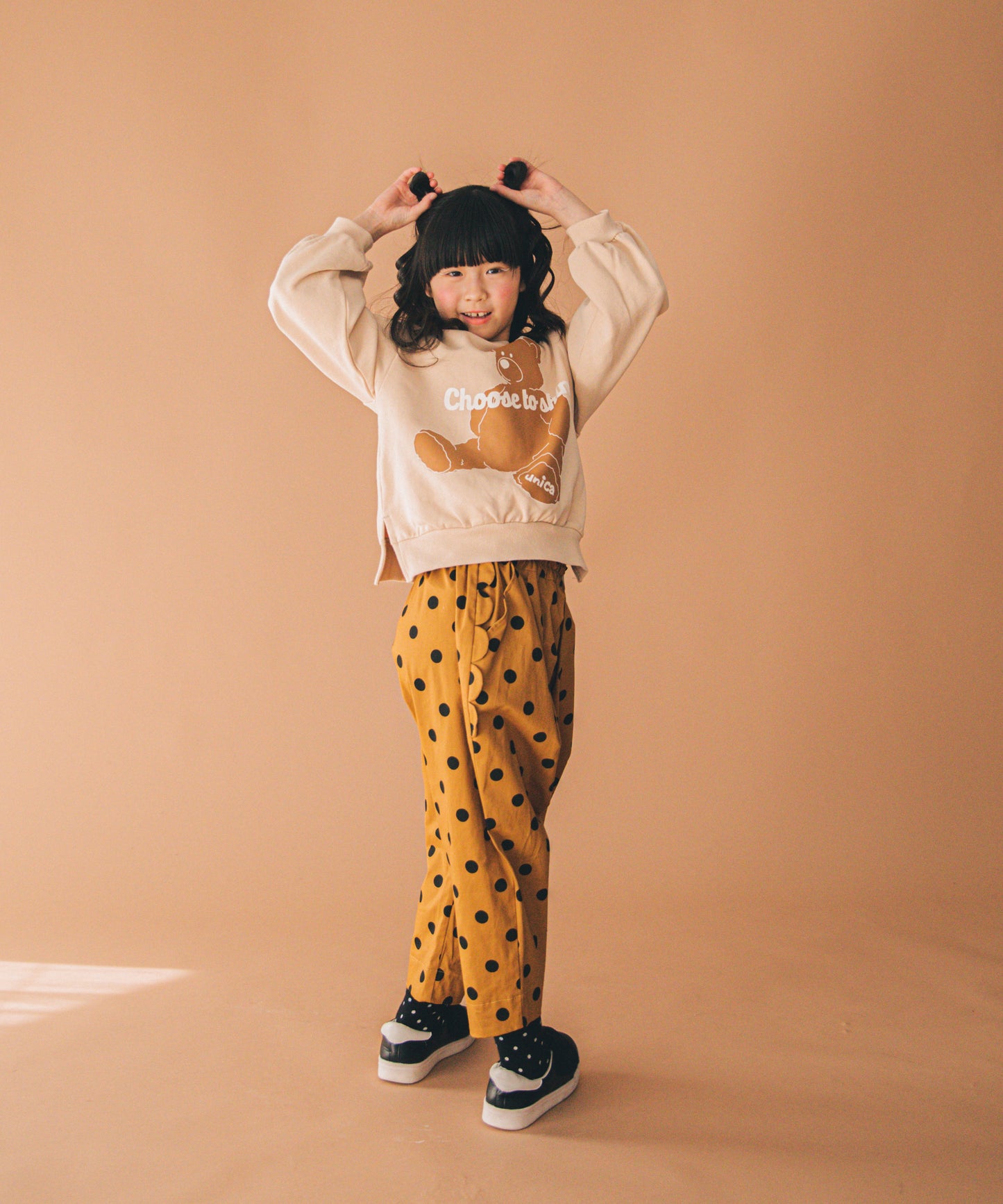 スカラップドットパンツ
