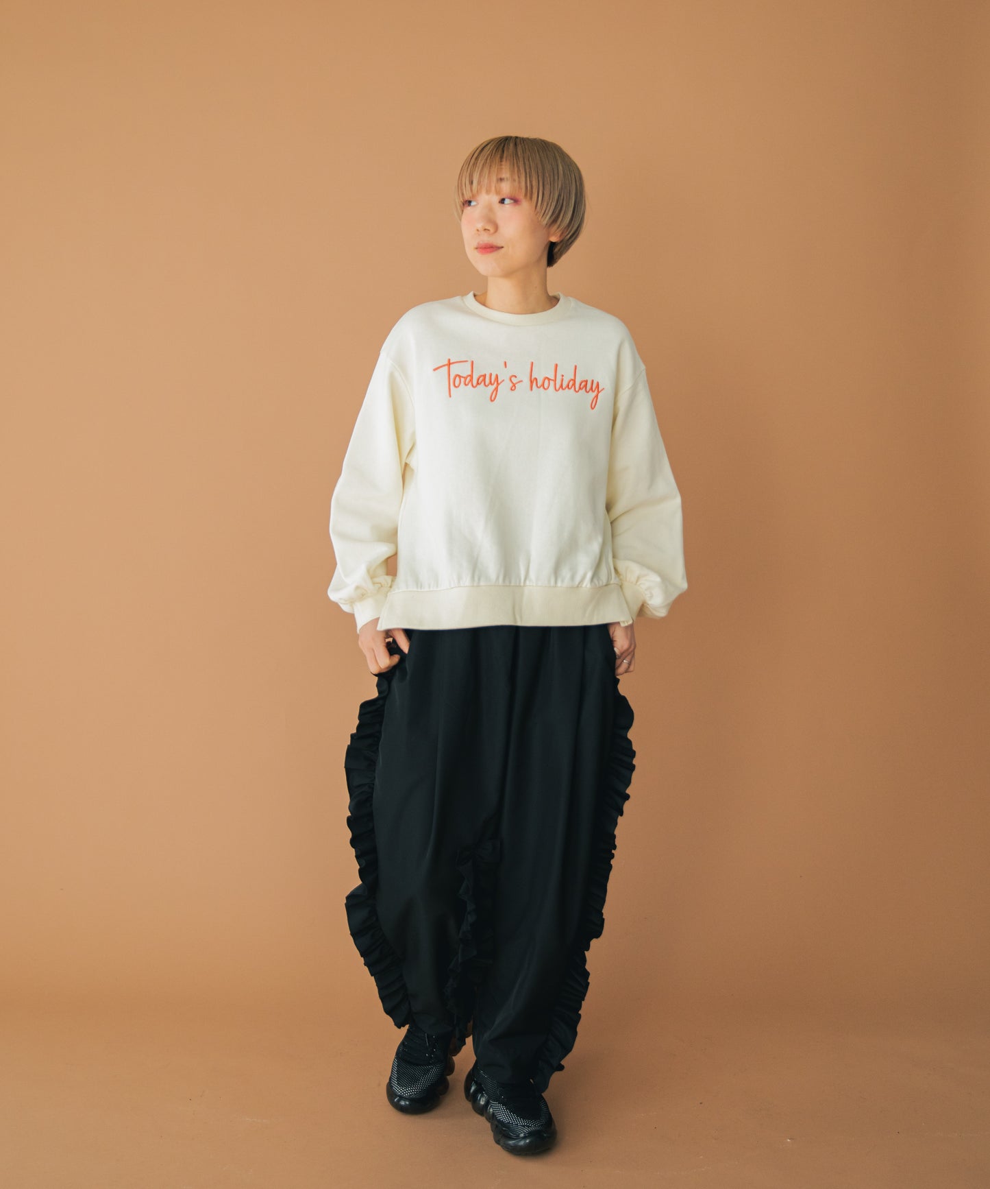 todays刺繍トレーナー ladies