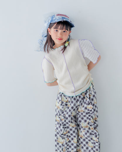 flyingcatフリルワイドパンツ [162-0903-1]