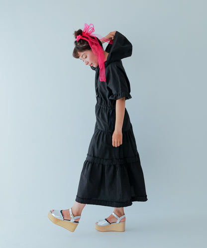 タックフリルティアードワンピース  ladies    [241-0101-2]