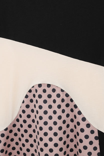 Aラインバイカラーワンピース  [243-0107-1]