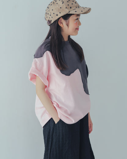 twoピースバイカラーTシャツ [162-1405-1]