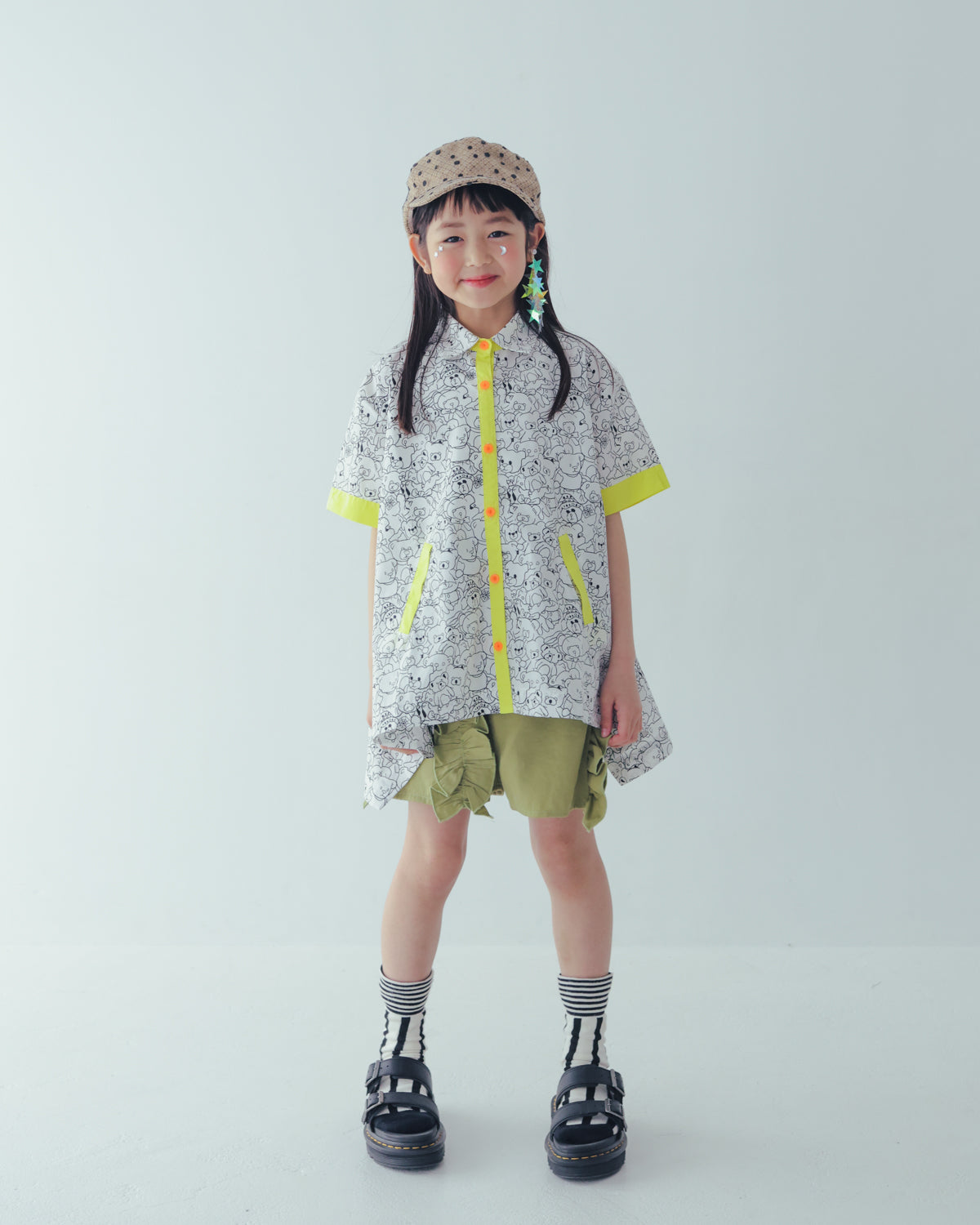 フリルショートパンツ　[251-1002-1]