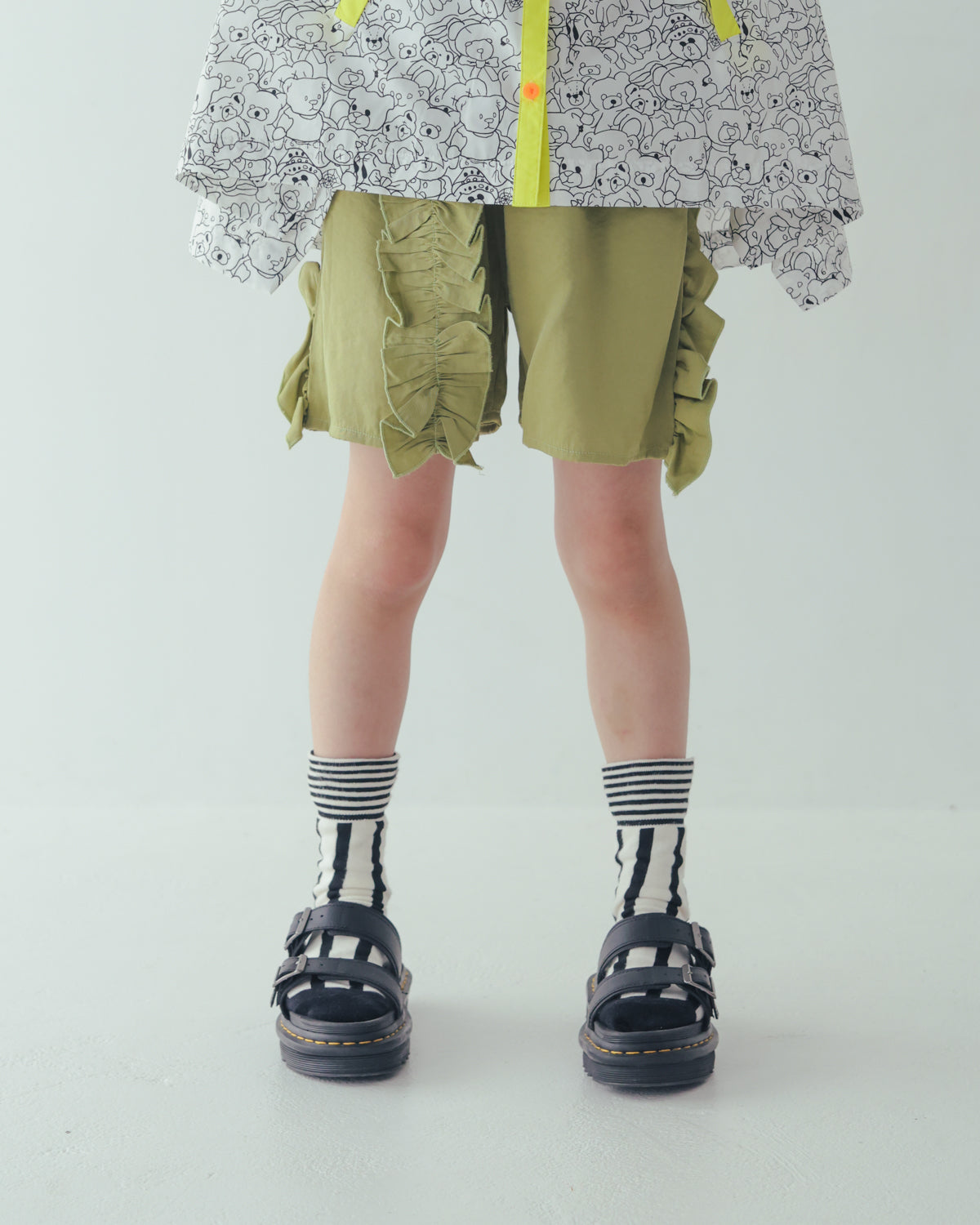 フリルショートパンツ　[251-1002-1]