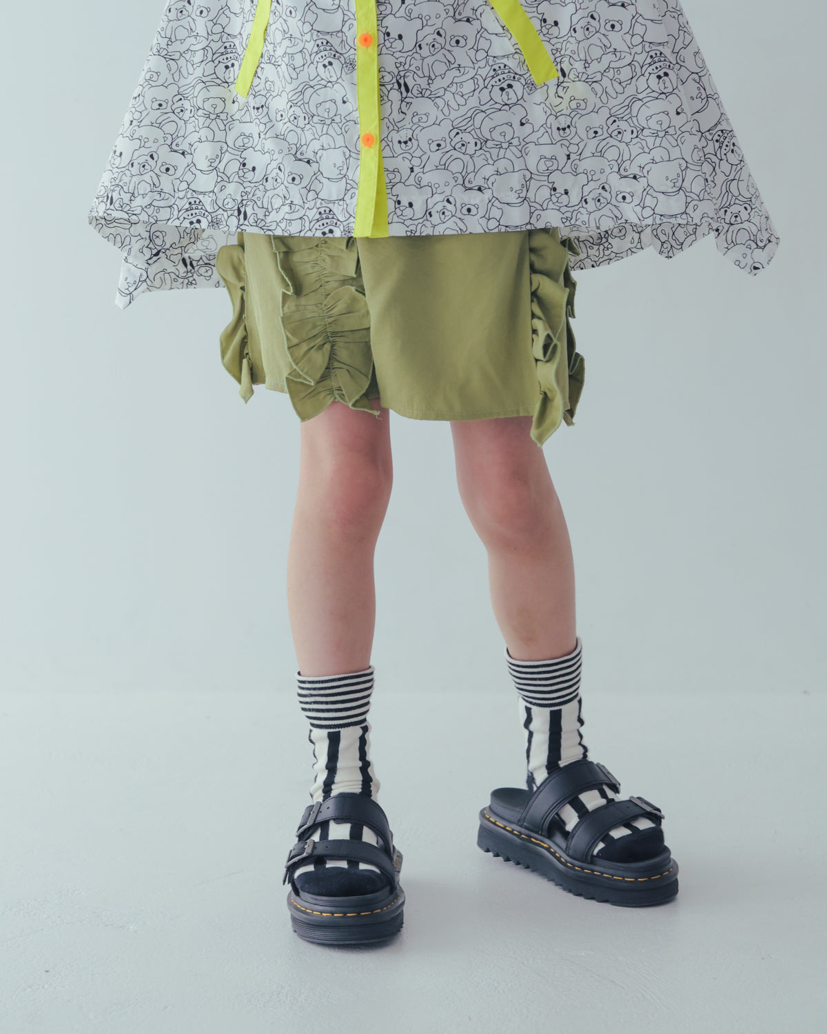 フリルショートパンツ　[251-1002-1]