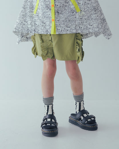 フリルショートパンツ　[251-1002-1]
