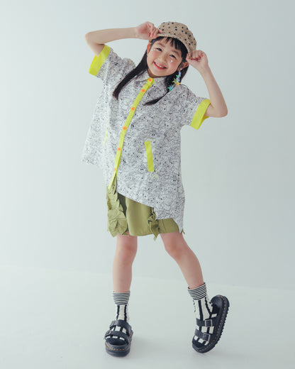 フリルショートパンツ　[251-1002-1]