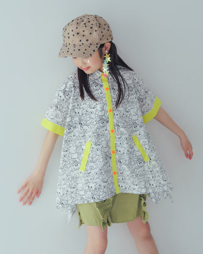 フリルショートパンツ　[251-1002-1]