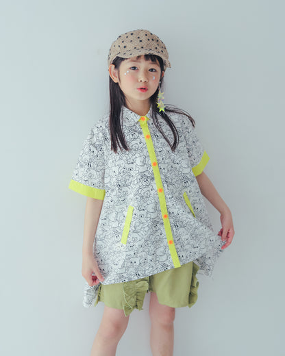 フリルショートパンツ　[251-1002-1]