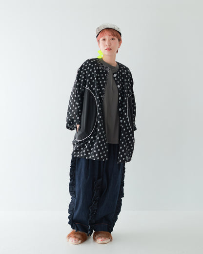 予約販売【再々販決定！】ユニカデニムフリルパンツ  [062-0901-2]