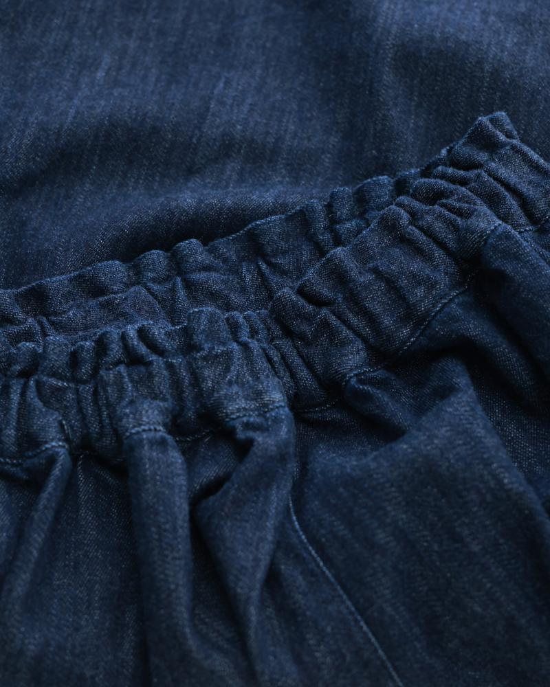 ユニカデニムフリルパンツ 　[062-0901-2]