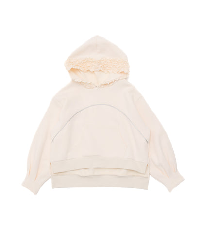 ヘムフリルフーディパイピングトレーナー　[243-0704-1]