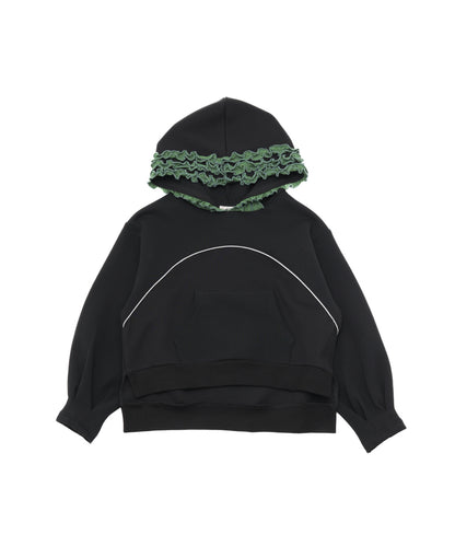 ヘムフリルフーディパイピングトレーナー　[243-0704-1]