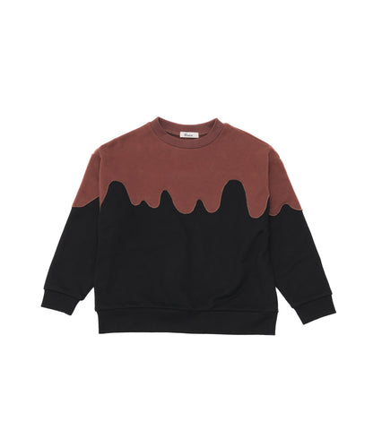 ウェービーバイカラートレーナー　[243-0706-1]