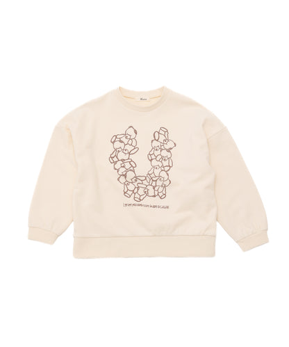 logo bearトレーナー　ladies [243-0708-2]