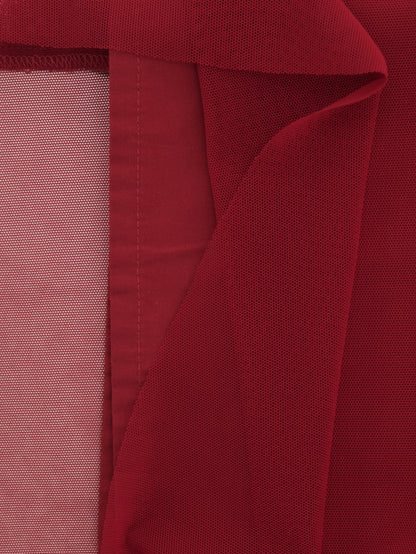 チュールワイドパンツ　[243-0903-1]