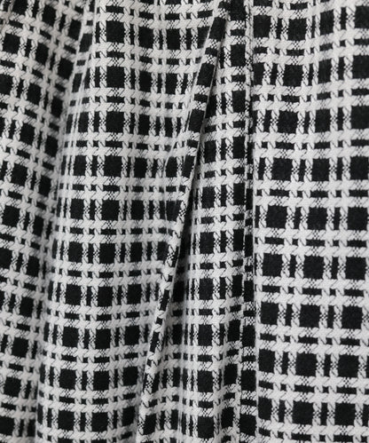 チェックフリルパンツ　[243-0905-1]