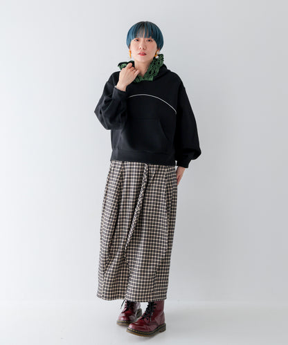 ウェーブドレーピングスカート ladies [243-1101-2]