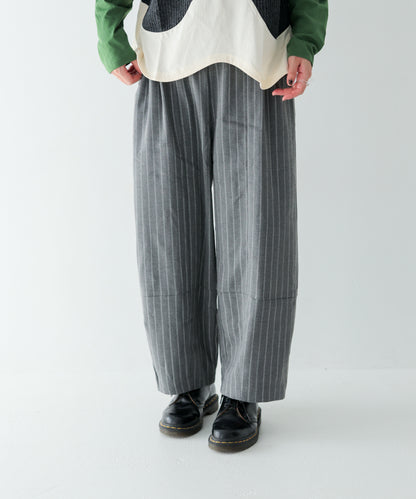 ピンストライプランタンパンツ  ladies [243-0908-2]