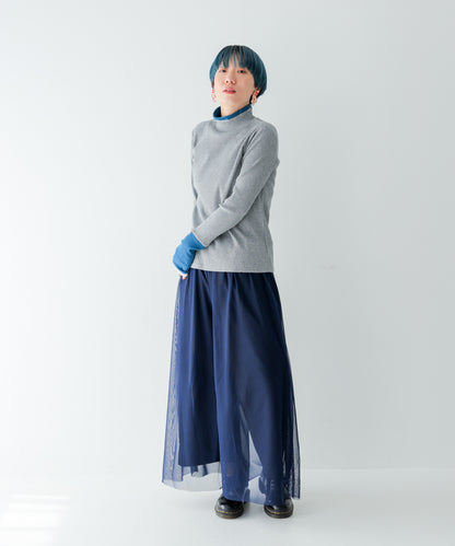 チュールワイドパンツ  ladies [243-0903-2]