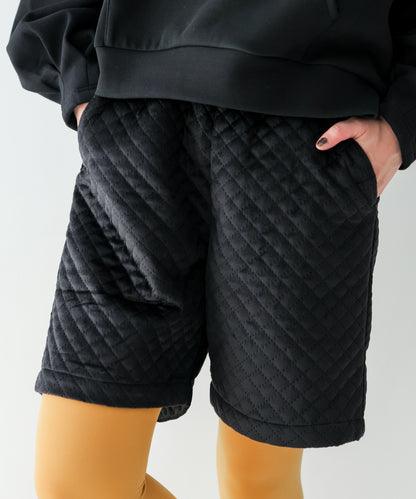 キルティングショートパンツ  ladies [243-1002-2]