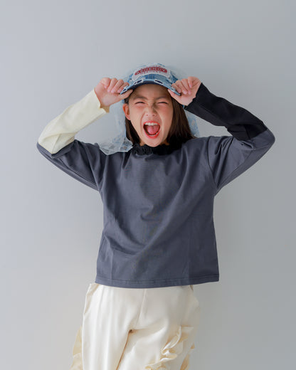 カラフルスリーブtee     [352-1404-1]