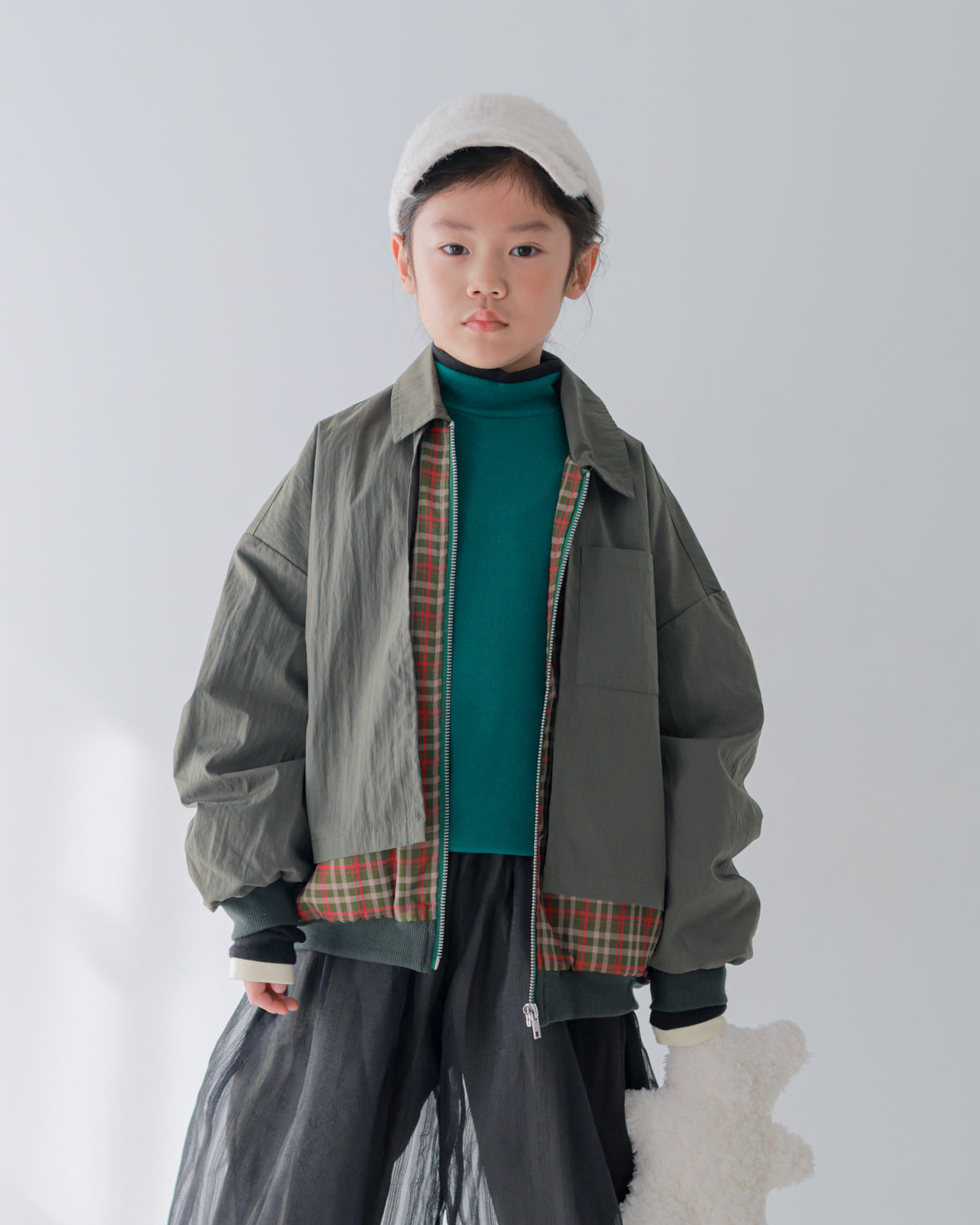 チェックストームフラップジャケット     [352-0501-1]