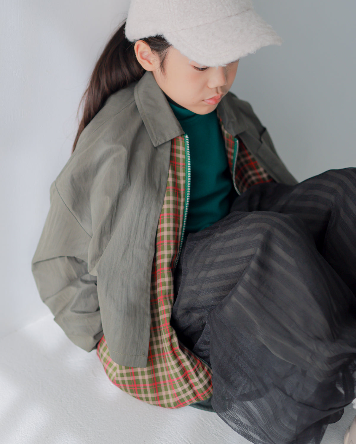 チェックストームフラップジャケット     [352-0501-1]