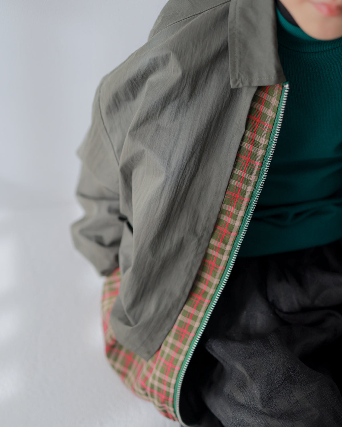 チェックストームフラップジャケット     [352-0501-1]