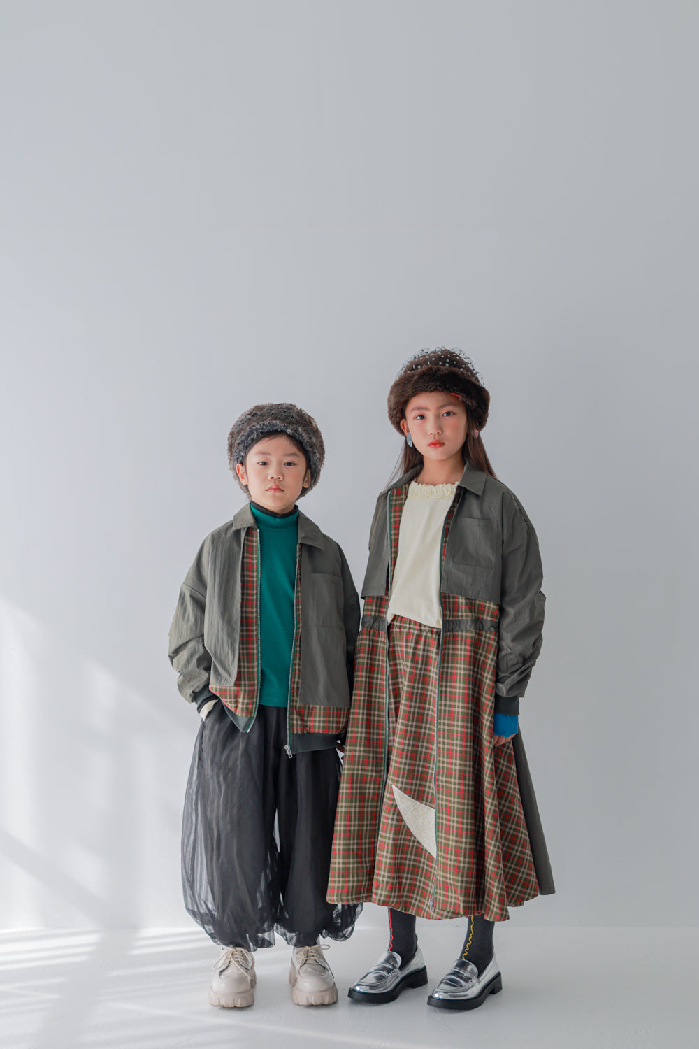 チェックストームフラップジャケット     [352-0501-1]