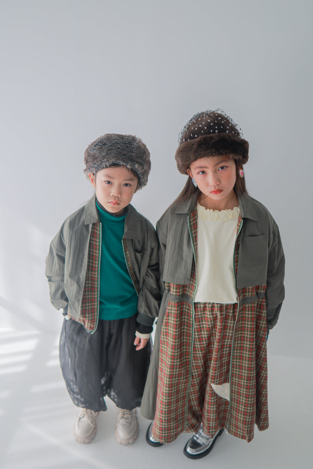 チェックストームフラップジャケット     [352-0501-1]