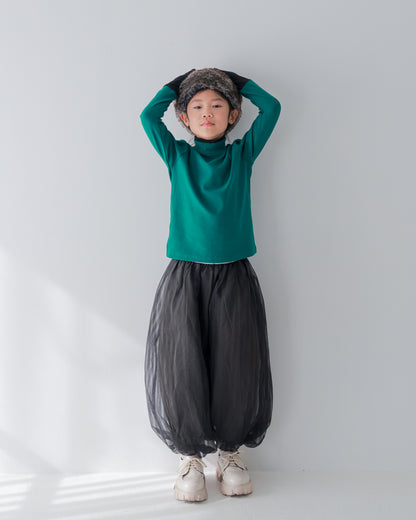 配色フィンガーハイネックtee     [352-1403-1]