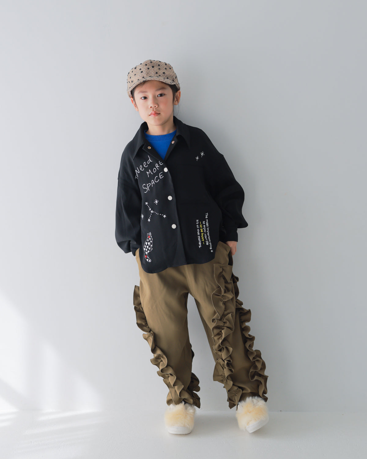 落書きイラストサークルシャツ   [352-0607-1]