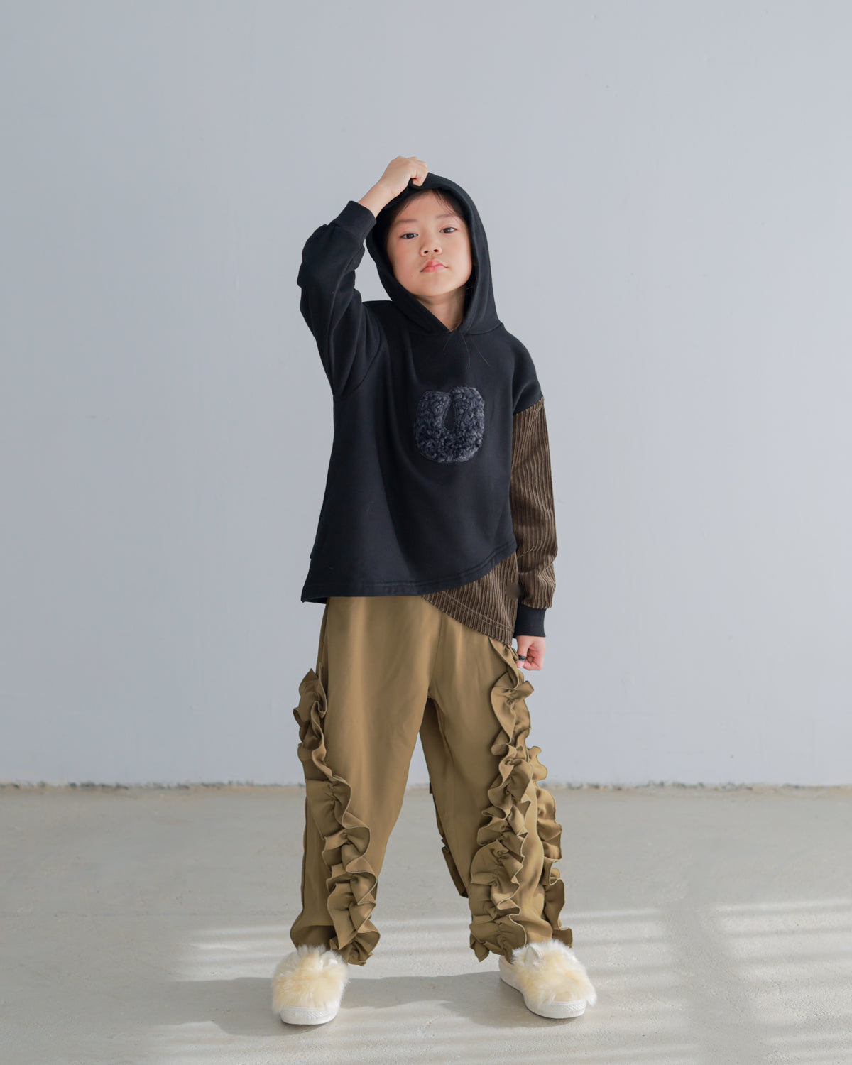 コーデュロイクロスフーディー   [352-0705-1]