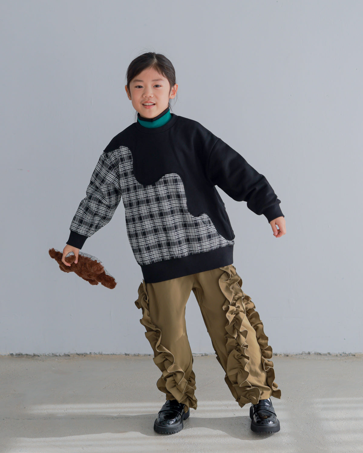 2ピースチェックトレーナー    [352-0701-1]