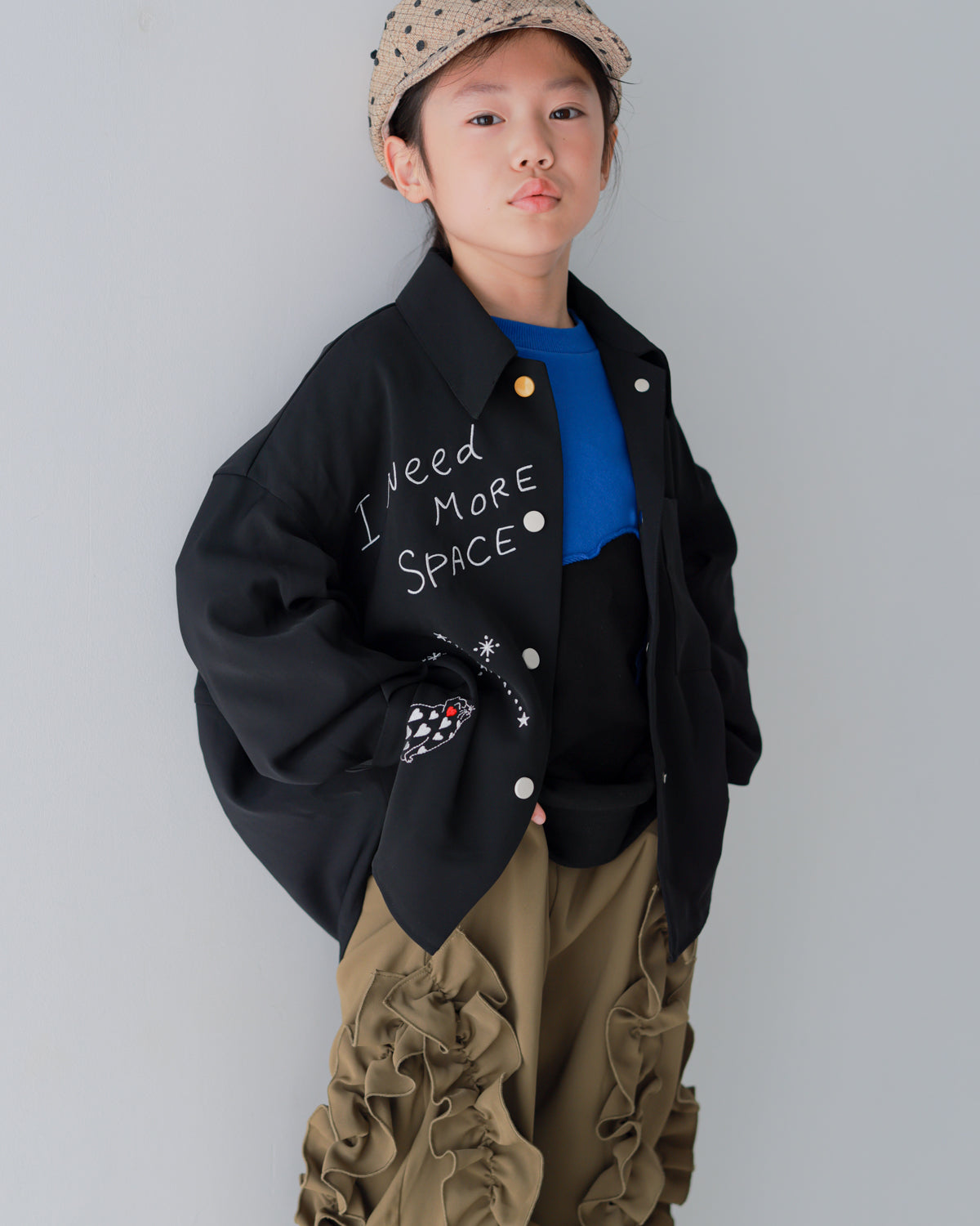 落書きイラストサークルシャツ   [352-0607-1]