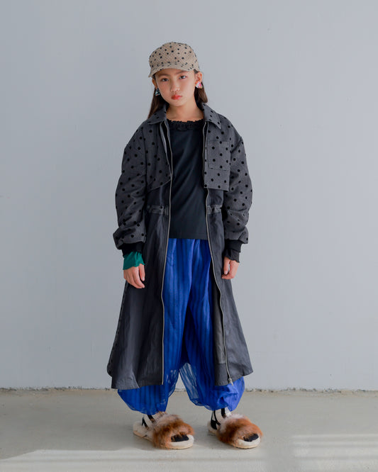 シアーストライプバルーンパンツ     [352-0906-1]