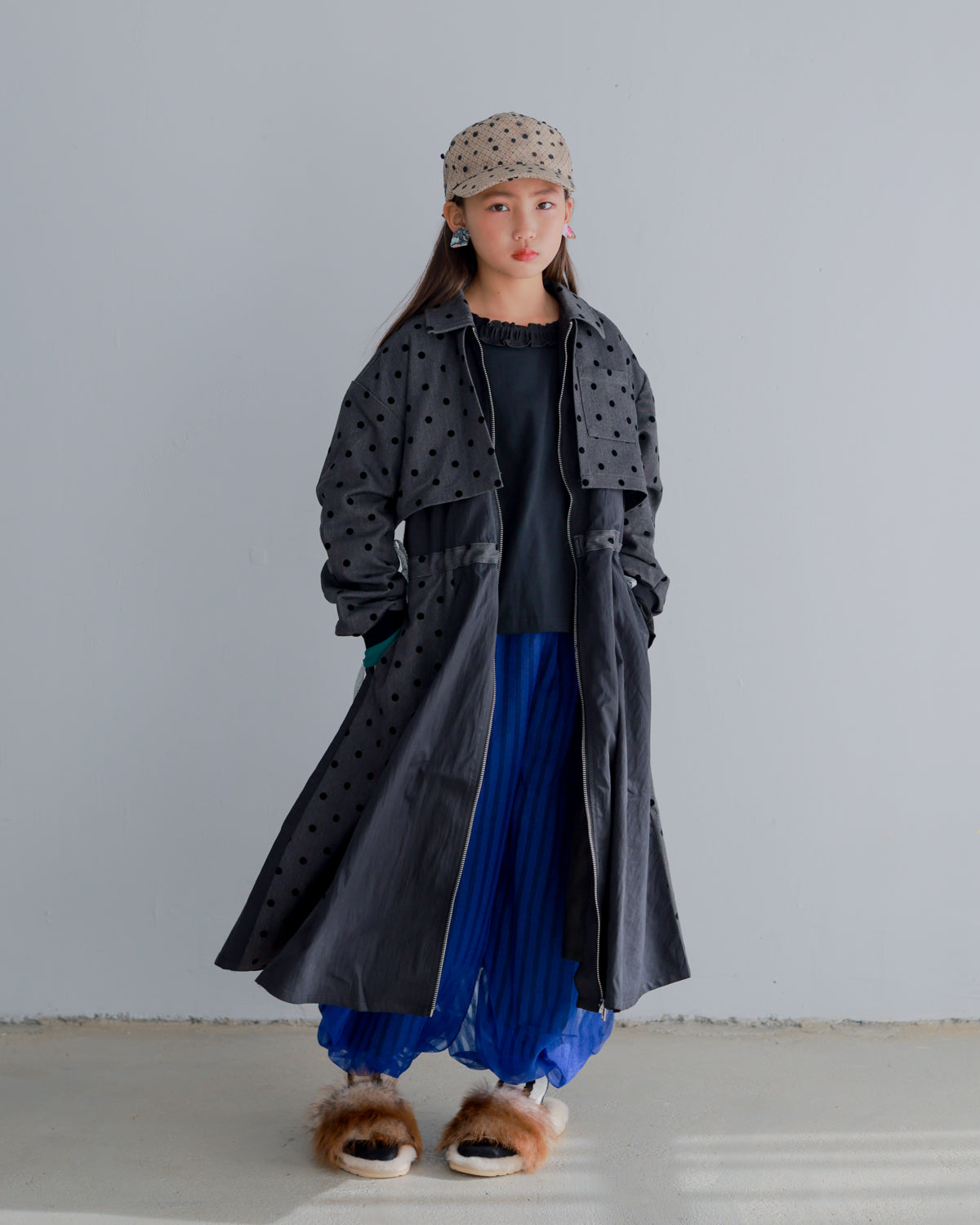 シアーストライプバルーンパンツ     [352-0906-1]