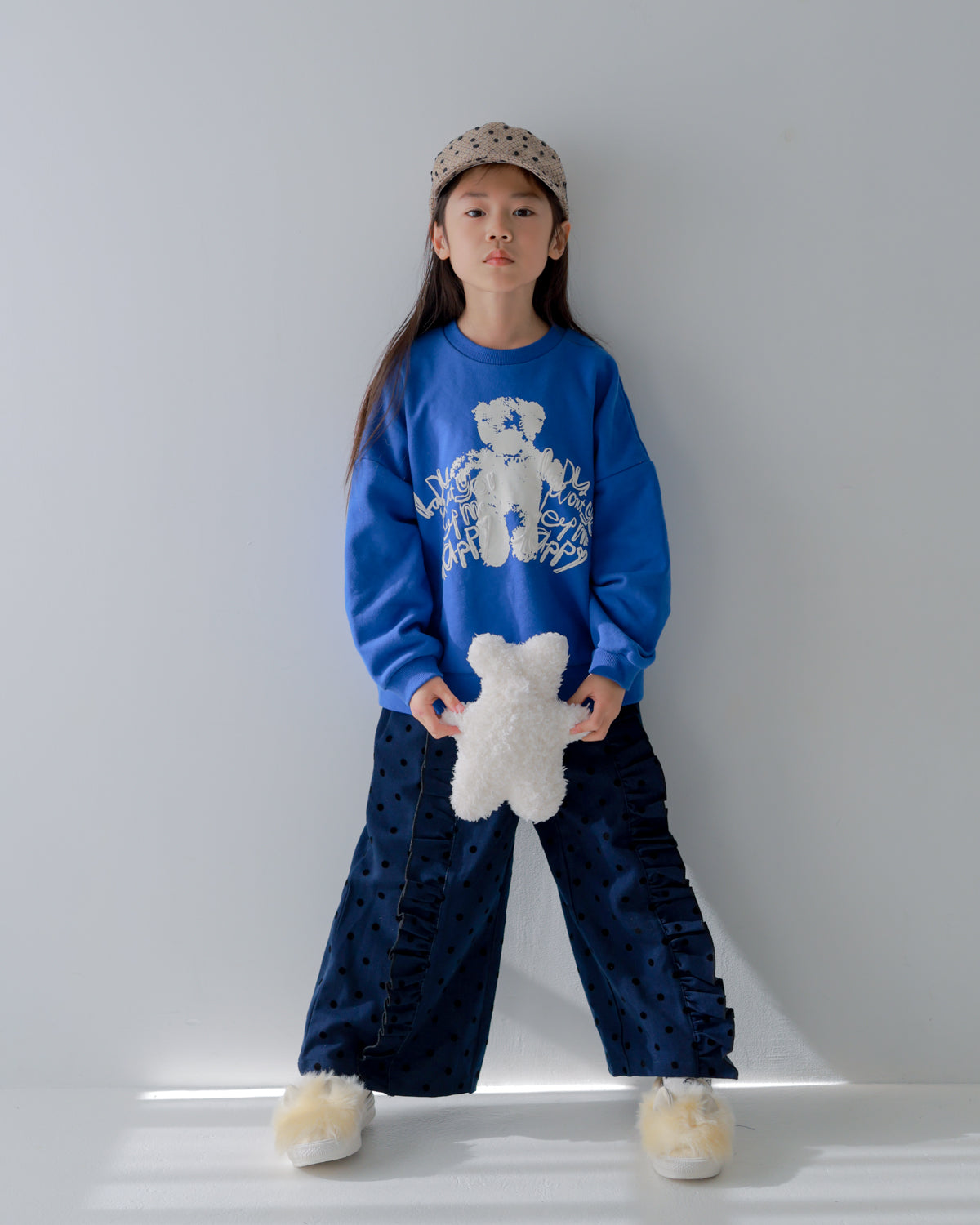 ぷっくりwriter bearトレーナー    [352-0707-1]