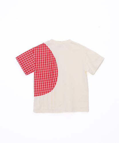 サークルチェックタックT  ladies  [251-1406-2]