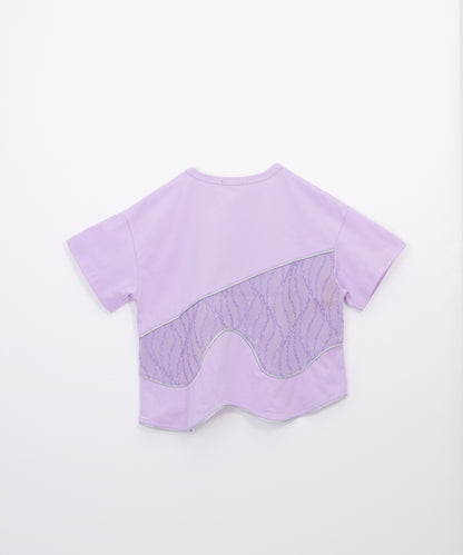 キラキラライン切替T  ladies  [251-1411-2]