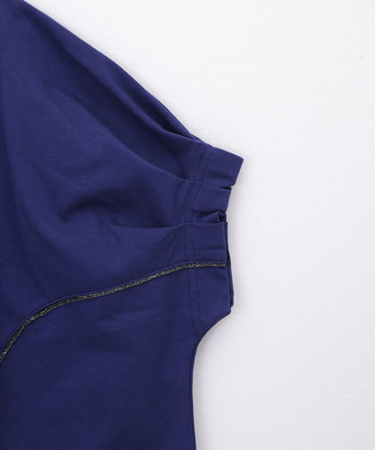 カットアウトタックスリーブT ladies  [251-1402-2]